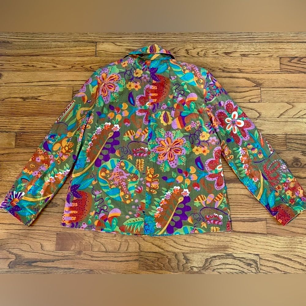 Ivy Jane Colorful Floral Corduroy Blazer Jacket Women’s XS NWOT - Picture 7 of 7